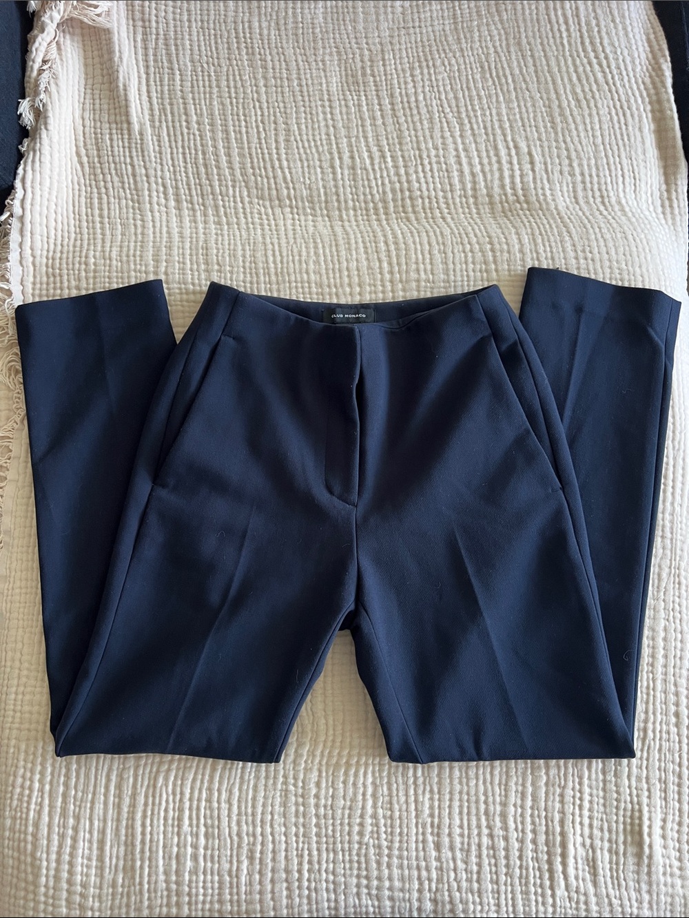 Club Monaco Navy Tailored Dress Pants